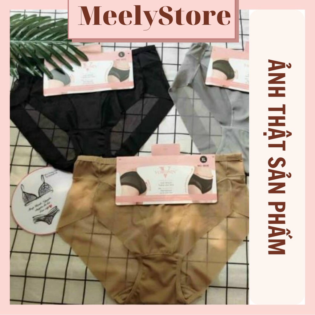 Quần Lót Ren Lụa Sexy Xuyên Thấu Cao Cấp Gen Bụng Nâng Mông, Quần Lót Bigsize Siêu Gợi Cảm, Quyến Rũ Hàng Có Đủ Size