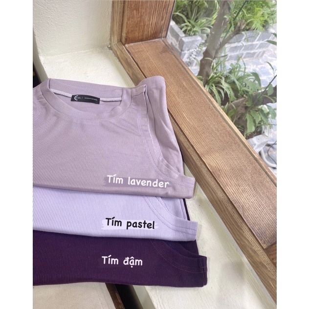 CieL tanktop áo ba lỗ tím LAVENDER