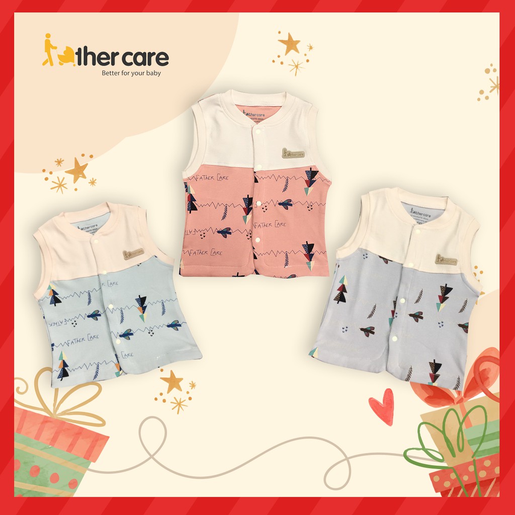 Áo Ghi lê FatherCare trẻ em nỉ - Cây thông (Trơn - HT) FC820