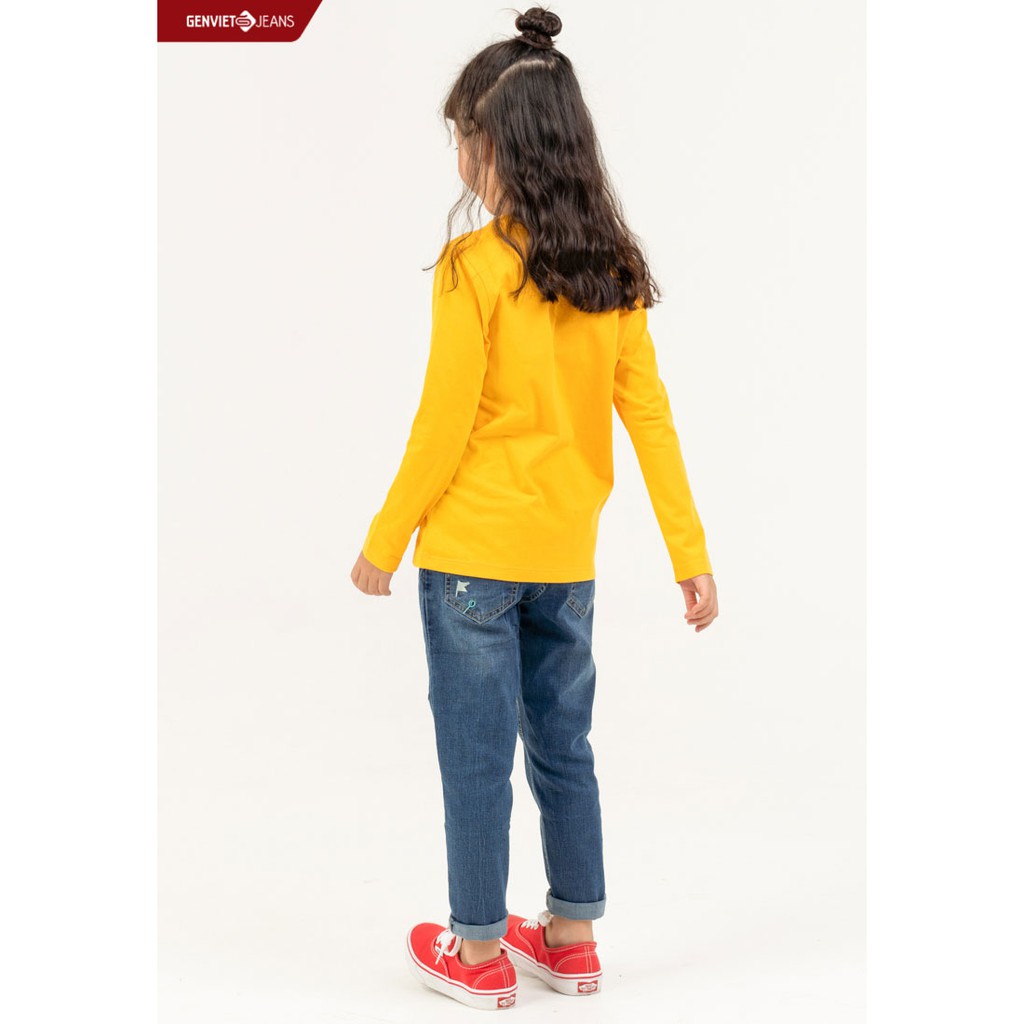  Quần dài Jeans bé gái BQ103J460 GENVIET KID