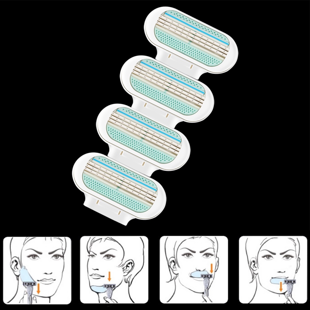 Bộ 4 dao cạo lông làm đẹp chất lượng cao dành cho nữ