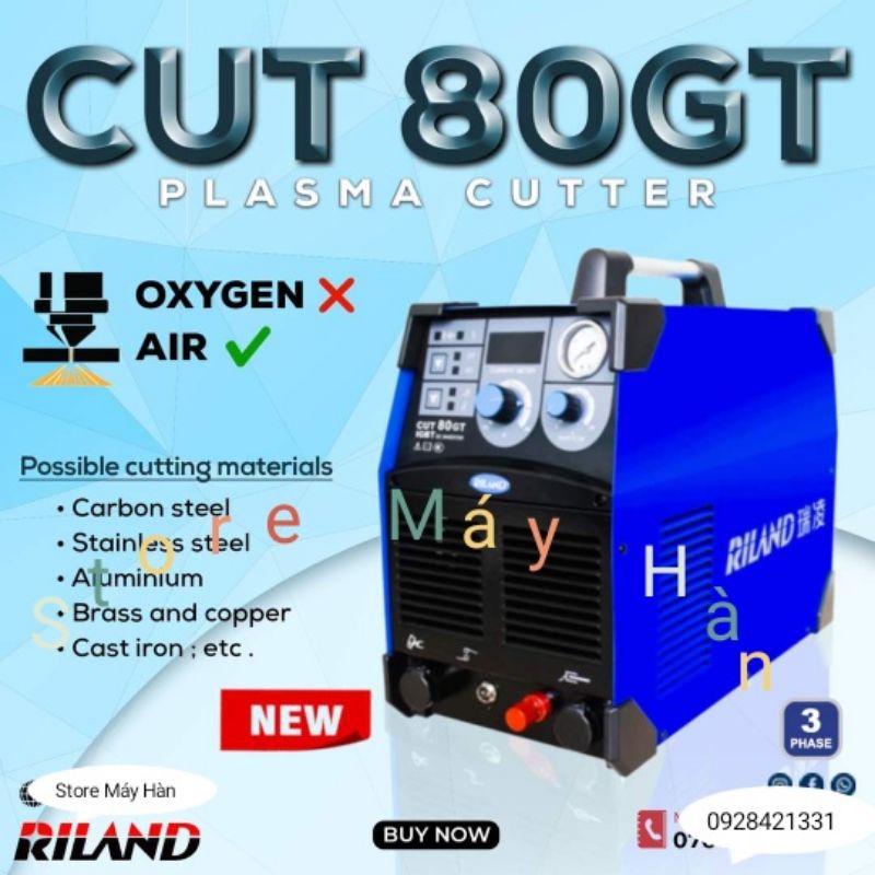 MÁY CUT PLASMA INVERTER MODEL :CUT 80GT.