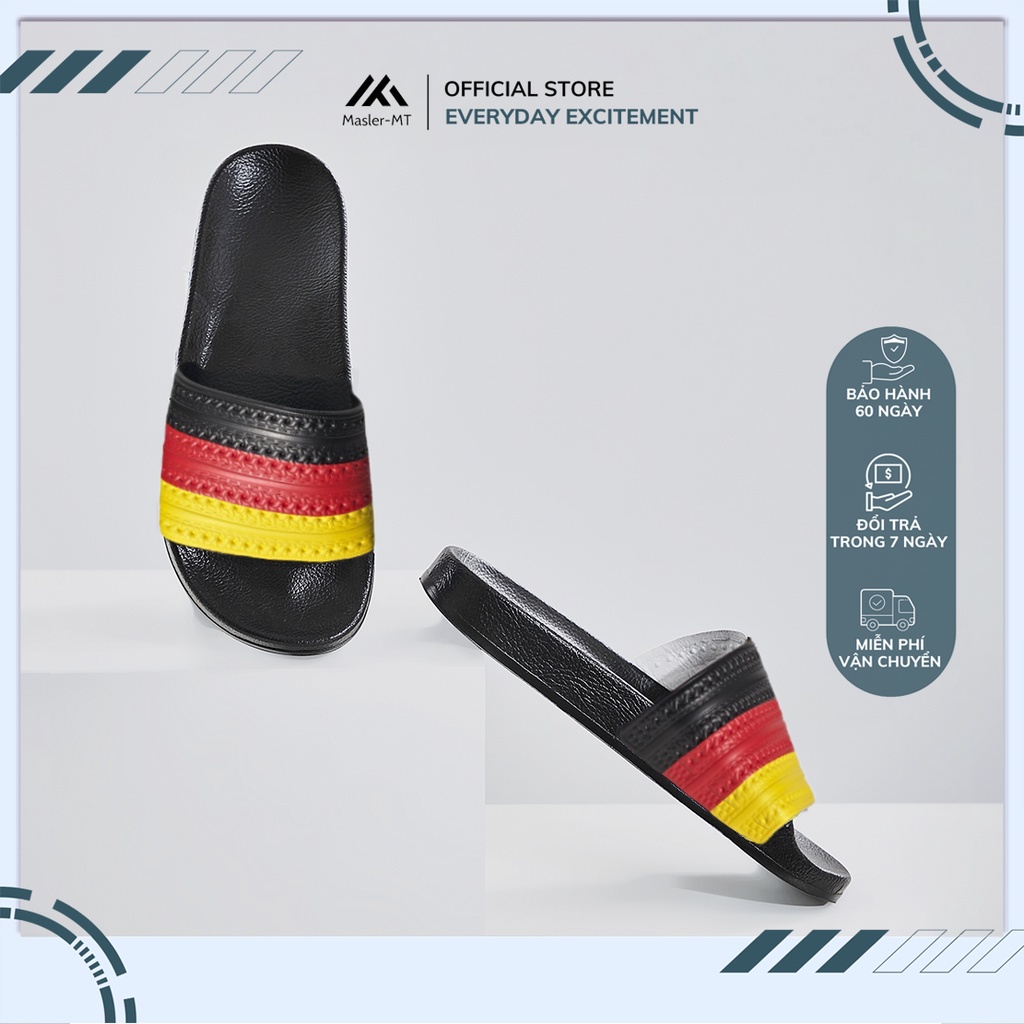 Dép nam nữ bánh mì thể thao Germany ,Dép quai ngang Masler MT với dòng quai thoáng khí khử mùi cao cấp GER