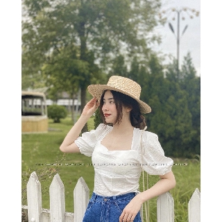 Áo đũi tay phồng kèm mút ngực