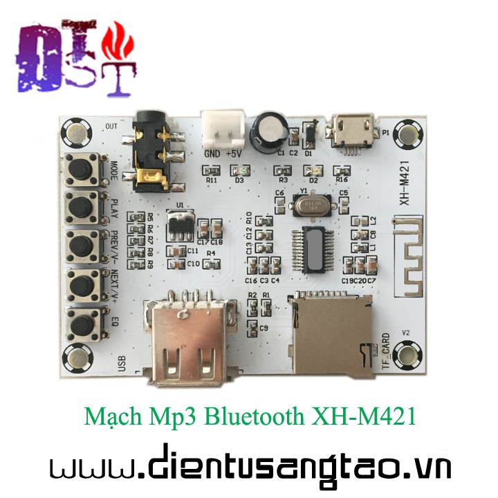 ✅ [RẺ NHẤT VIỆT NAM] ⚡ Mạch Mp3 Bluetooth XH-M421