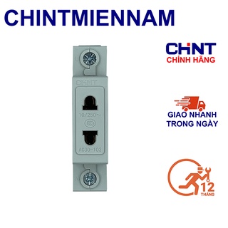 Ổ cắm 2 chấu - 3 chấu chint gắn thanh ray phụ kiện tủ điện ac30-103 124