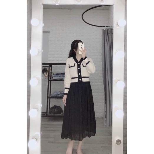 Áo khoác len dáng ngắn