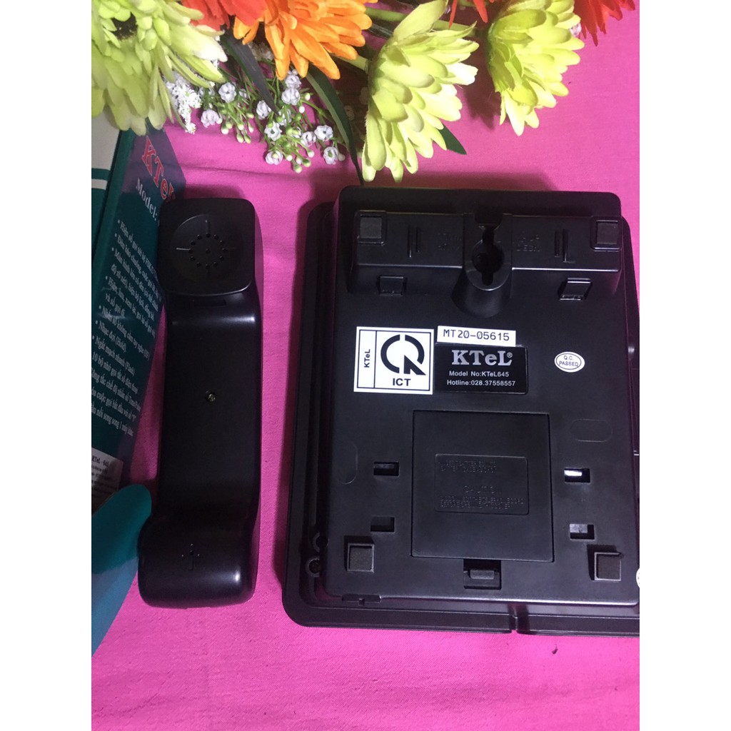 ĐIỆN THOẠI CỐ ĐỊNH BÀN PHÍM TO KTEL 645 - BH 12 tháng