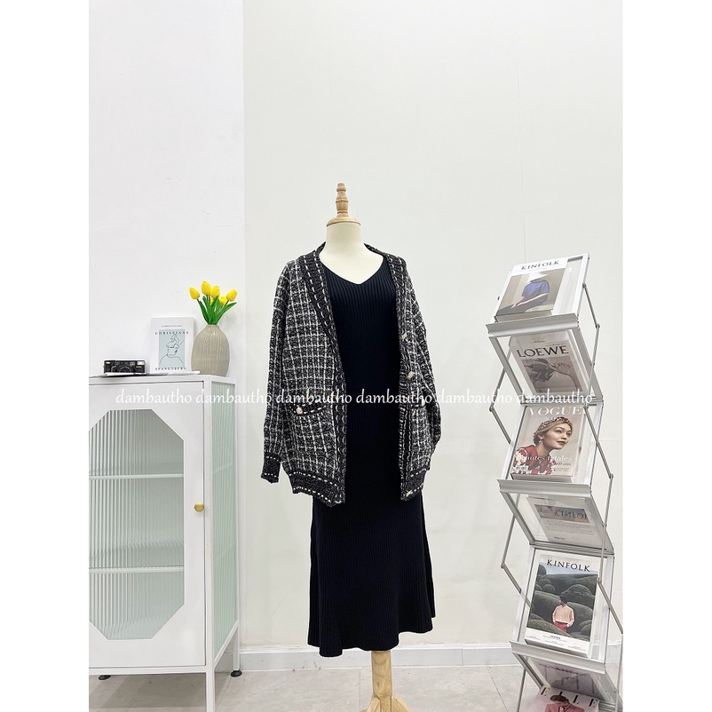 Váy bầu, đầm bầu thu đông chất len ĐẦM BẦU THỎ