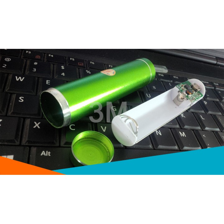 Box Sạc Dự Phòng 1 Cell 1A 18650 -Có Sẵn Lò Xo