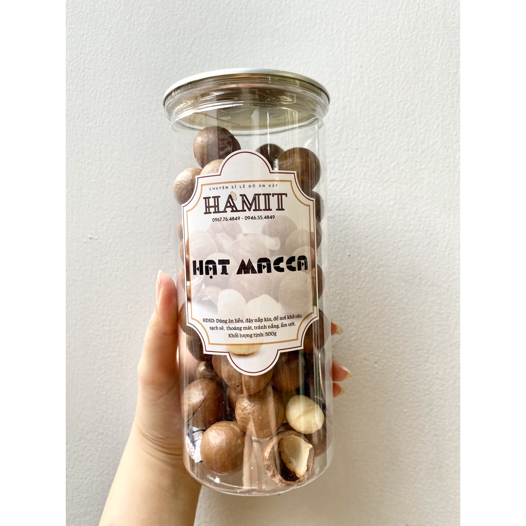 Hạt Macca nứt vỏ 500Gr ⚡FREESHIP EXTRA⚡ Kèm đồ khui-Hạt cao cấp hạt quả to, cung cấp dinh dưỡng cho mẹ bầu và trẻ nhỏ