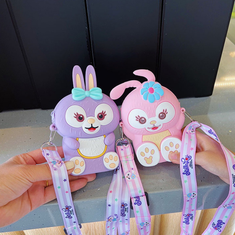 Túi đeo chéo hình thỏ hoạt hình thiết kế dễ thương cho mẹ và bé