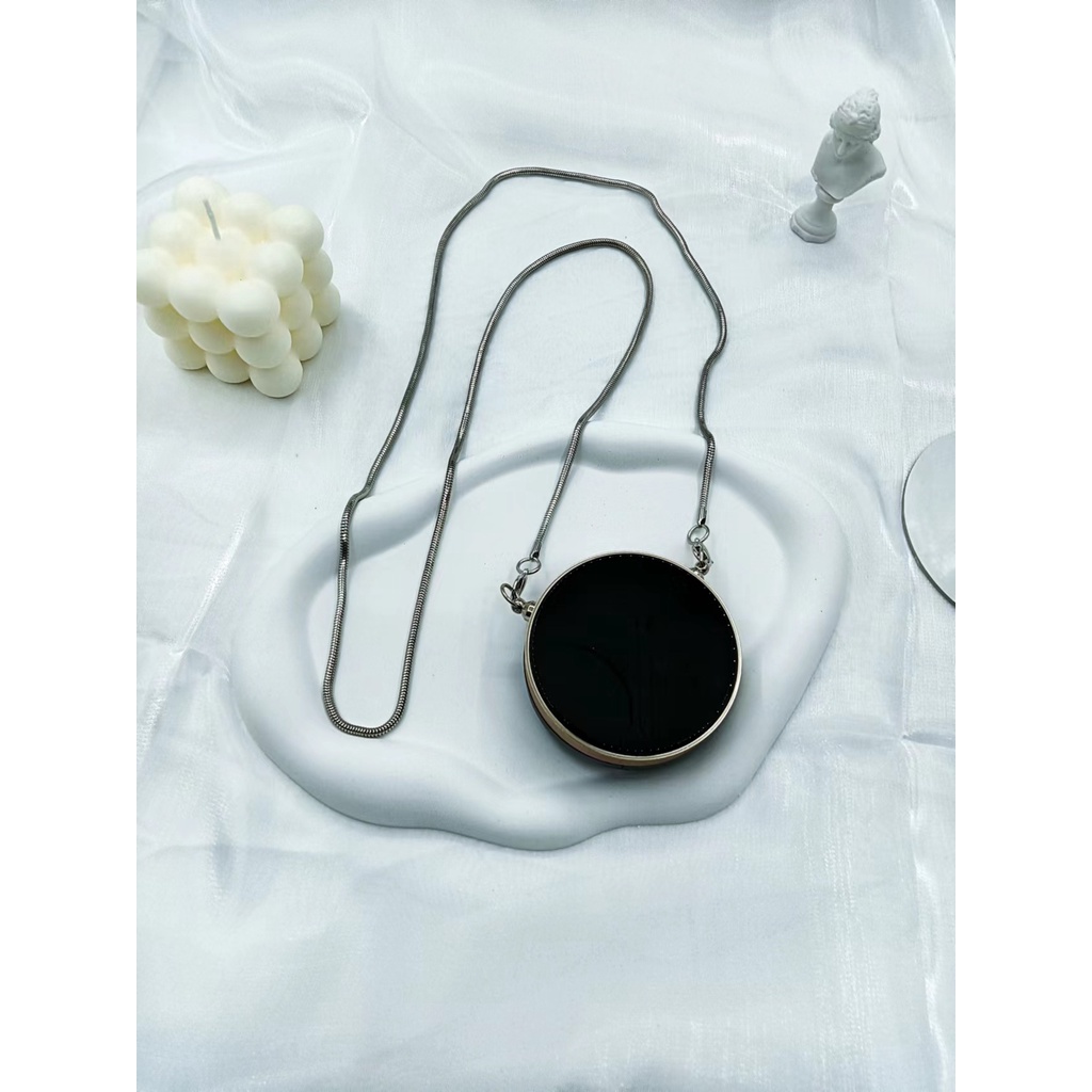 Túi Đeo Chéo Vai Có Gương Trang Trí Thời Trang Sành Điệu Dễ Phối Đồ Cho Nữ