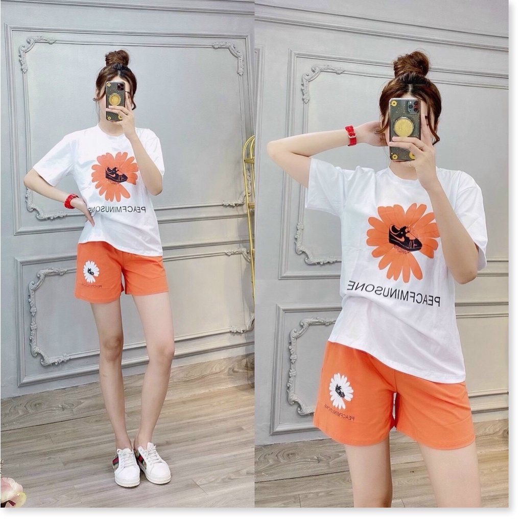 Set bộ đồ mặc nhà thun cotton nữ cực đẹp , mát mẻ , hot hè 2021 THỜI TRANG KME FASHION