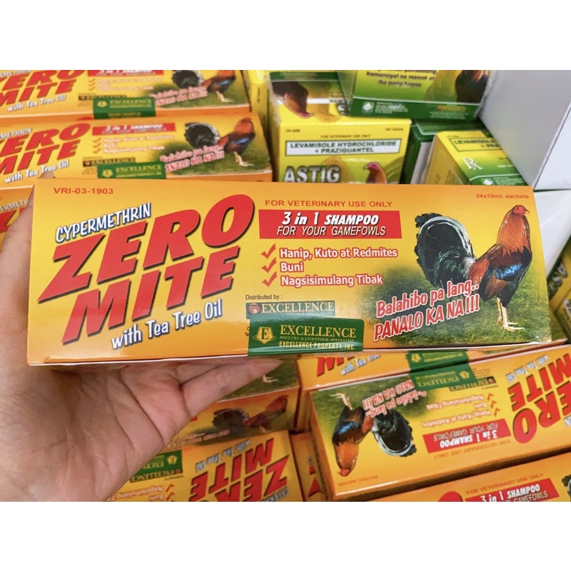 ZERO MITE - Xà bông tắm gà hộp 24 gói