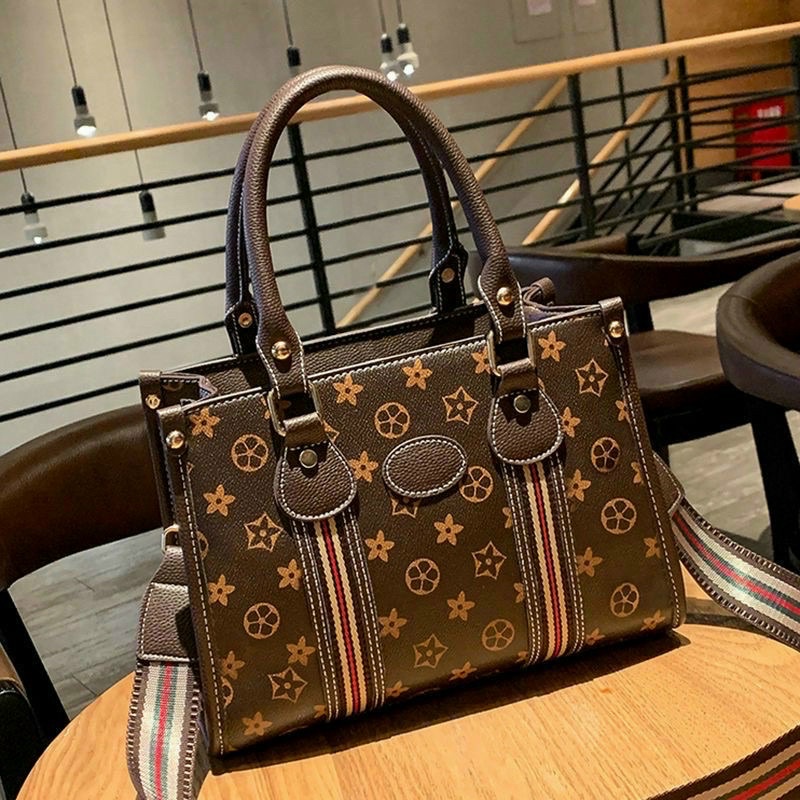 🧰 FREE SHIP 🧰 túi xách công sở nữ phối sọc có tay cầm có dây đeo chéo