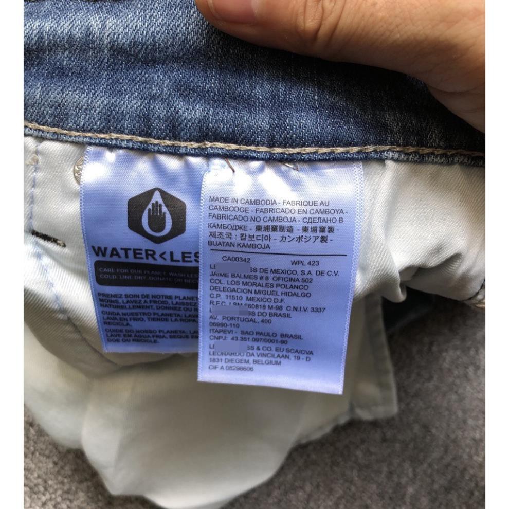 Quần Jeans Levis 511 made in cambodia T00 đẹp