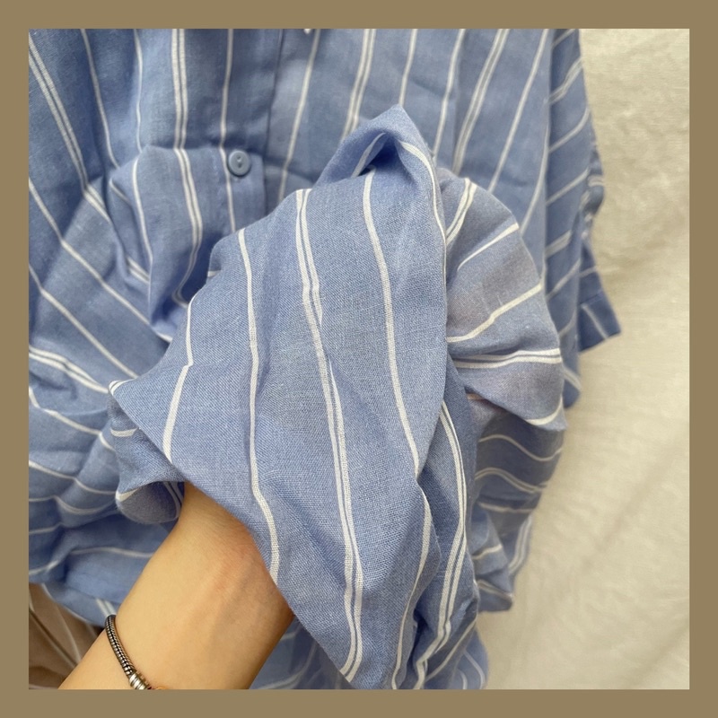 Áo Sơ Mi Linen Tay Cánh Dơi F21