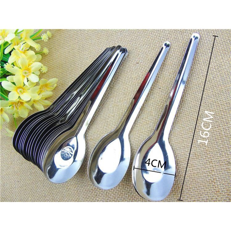 COMBO 10  Muỗng ăn, muỗng, thìa dùng cho nhà hàng, canteen