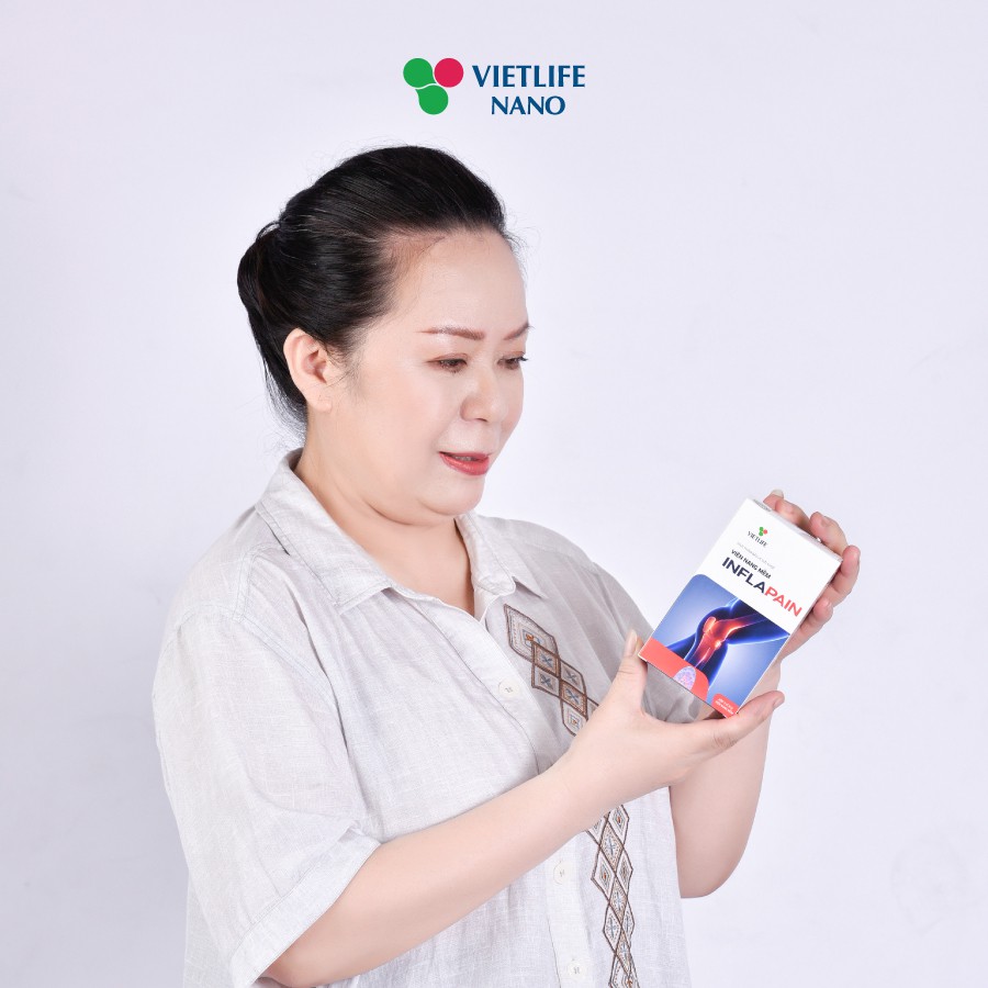 Vietlife Inflapain 30 viên Bộ 5 hộp – Đột phá nano dược liệu hỗ trợ đẩy lùi Viêm - Đau Khớp mạn tính.