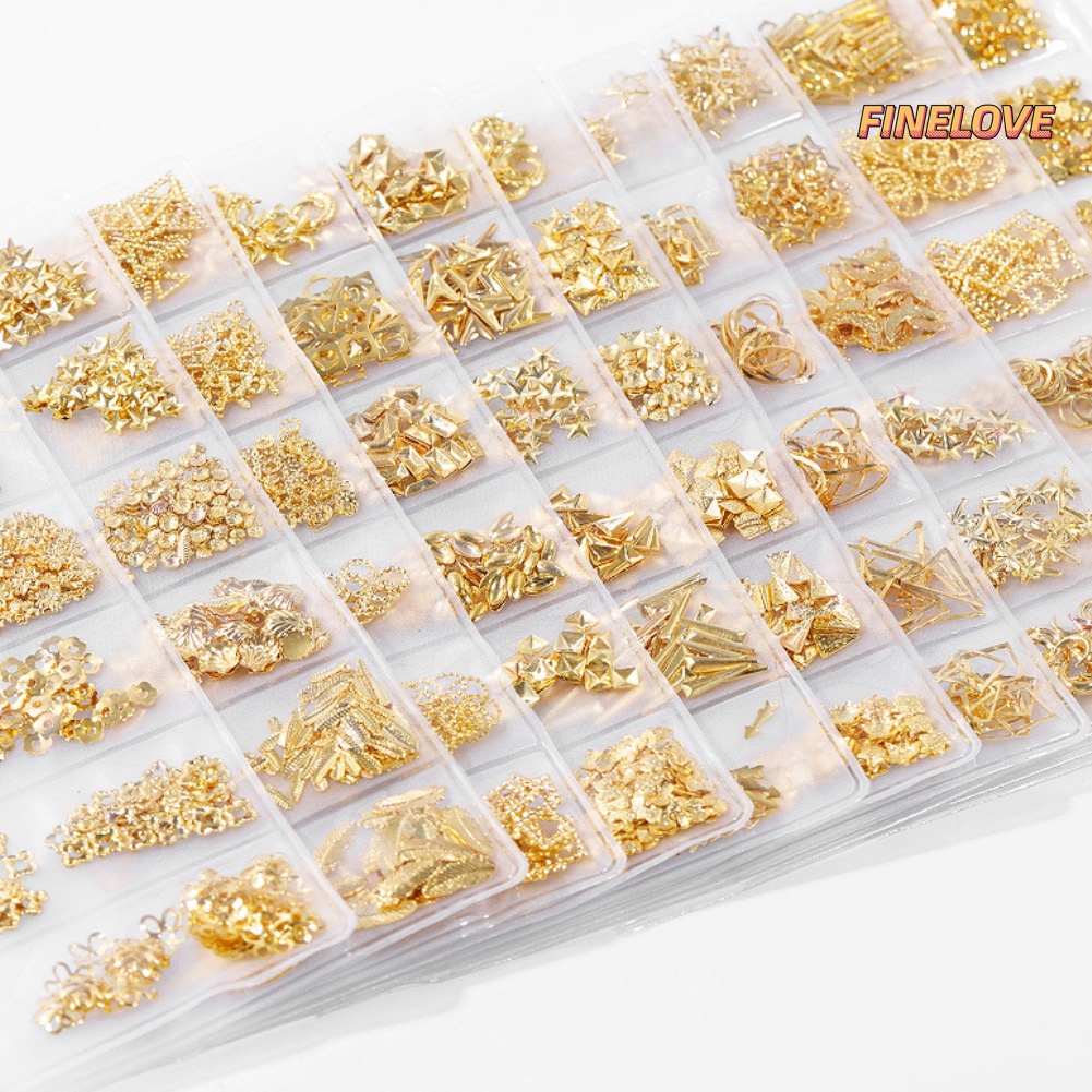 Hộp Chi Tiết Trang Trí Móng Tay Nghệ Thuật Cao Cấp