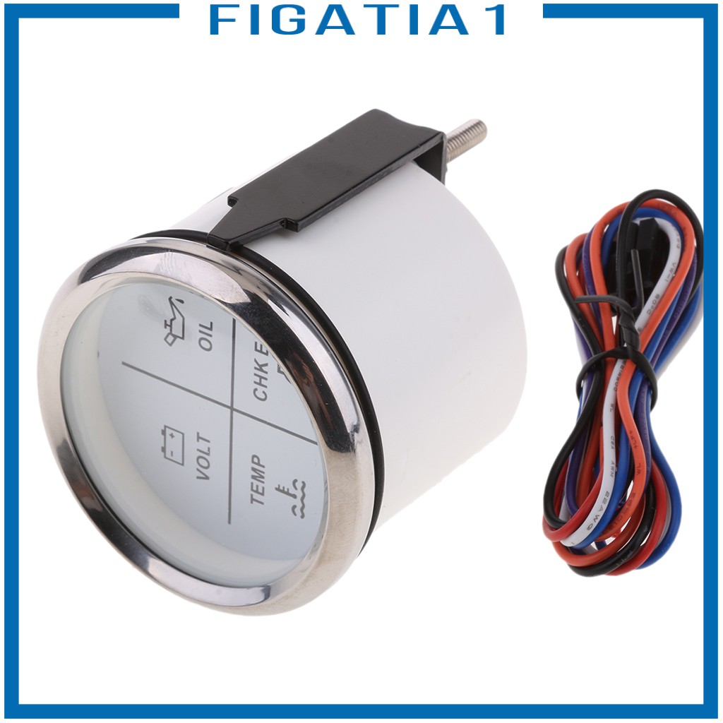 Đồng Hồ Báo Động Figatia1 52mm Volt / Dầu Tem / Tem / Check 800-00256