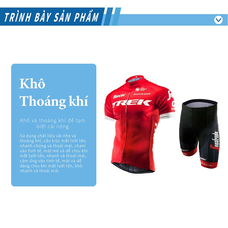 Bộ Quần Áo Đạp Xe Ngắn Tay Thời Trang Mùa Hè Cho Nam