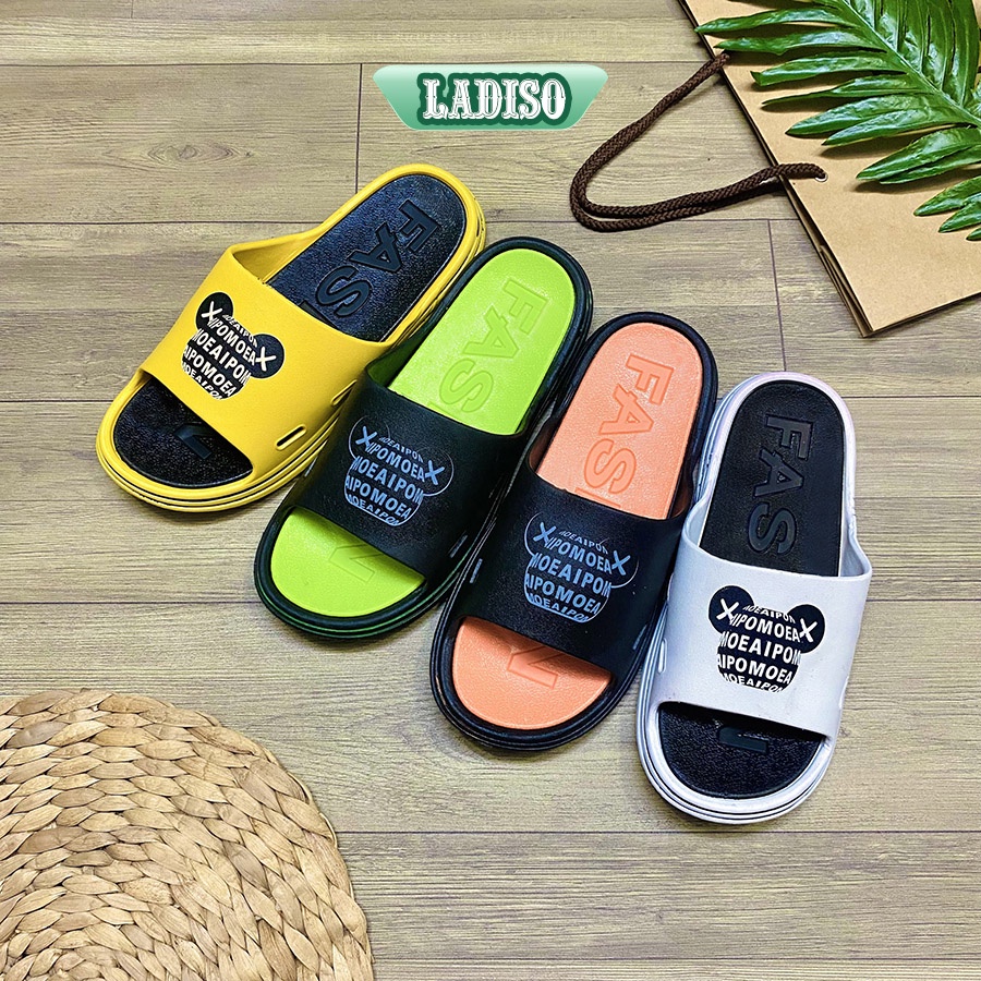 Dép nữ đế cao 3cm, dép quai ngang chất liệu Eva cao cấp siêu êm siêu bền LADISO TT390 hottrend 2022