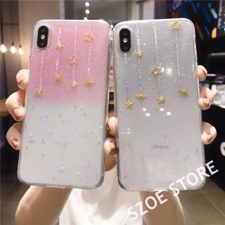 Ốp điện thoại nền kim tuyến in hình cho IPhone 11 Pro Max X XS XR XSMax 8 7 6 6s Plus