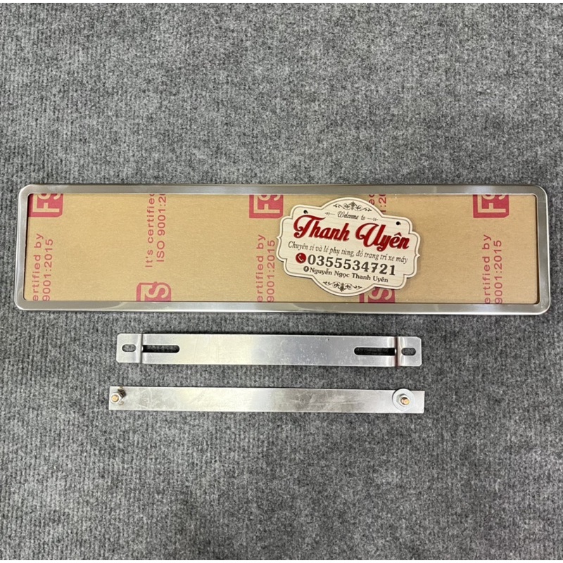 BỘ BIỂN SỐ XE DU LỊCH MẪU CŨ INOX