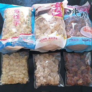 Combo 3 món nấu chè dưỡng nhan NHỰA ĐÀO, TUYẾT YẾN, BỒ MỄ 100g mỗi loại Đặc biệt tặng kèm táo đỏ và kỷ tử