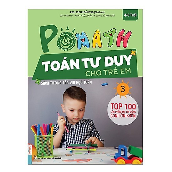 Sách - POMath - Toán Tư Duy Cho Trẻ Em 4-6 Tuổi (Tập 3)