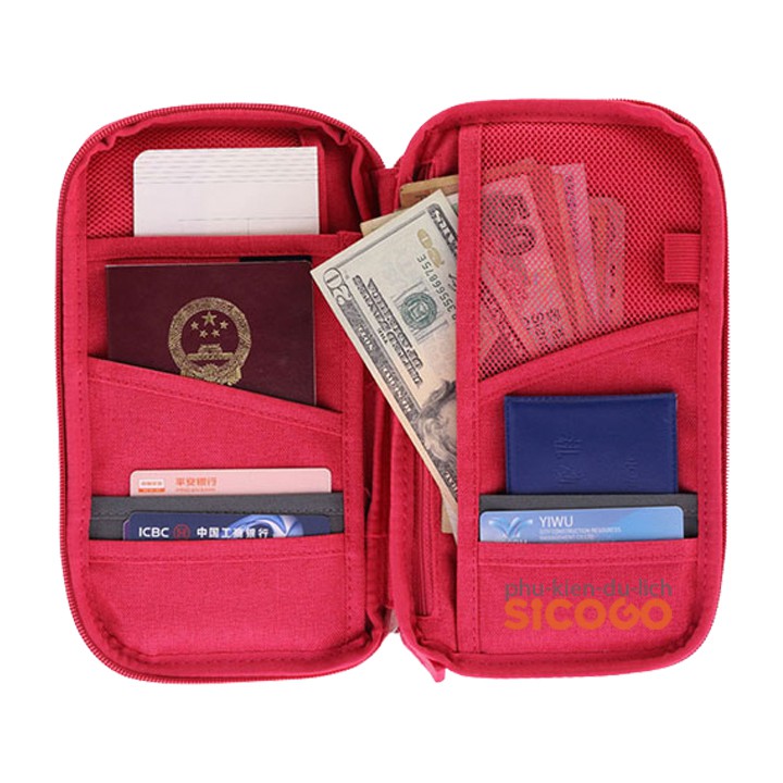 Ví cầm tay đựng passport Sicogo