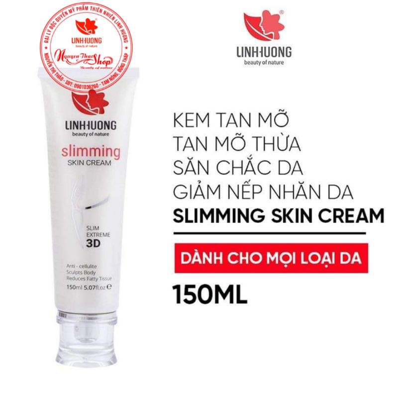 Kem tan mỡ Linh Hương - Slimming Skin Cream 3D
