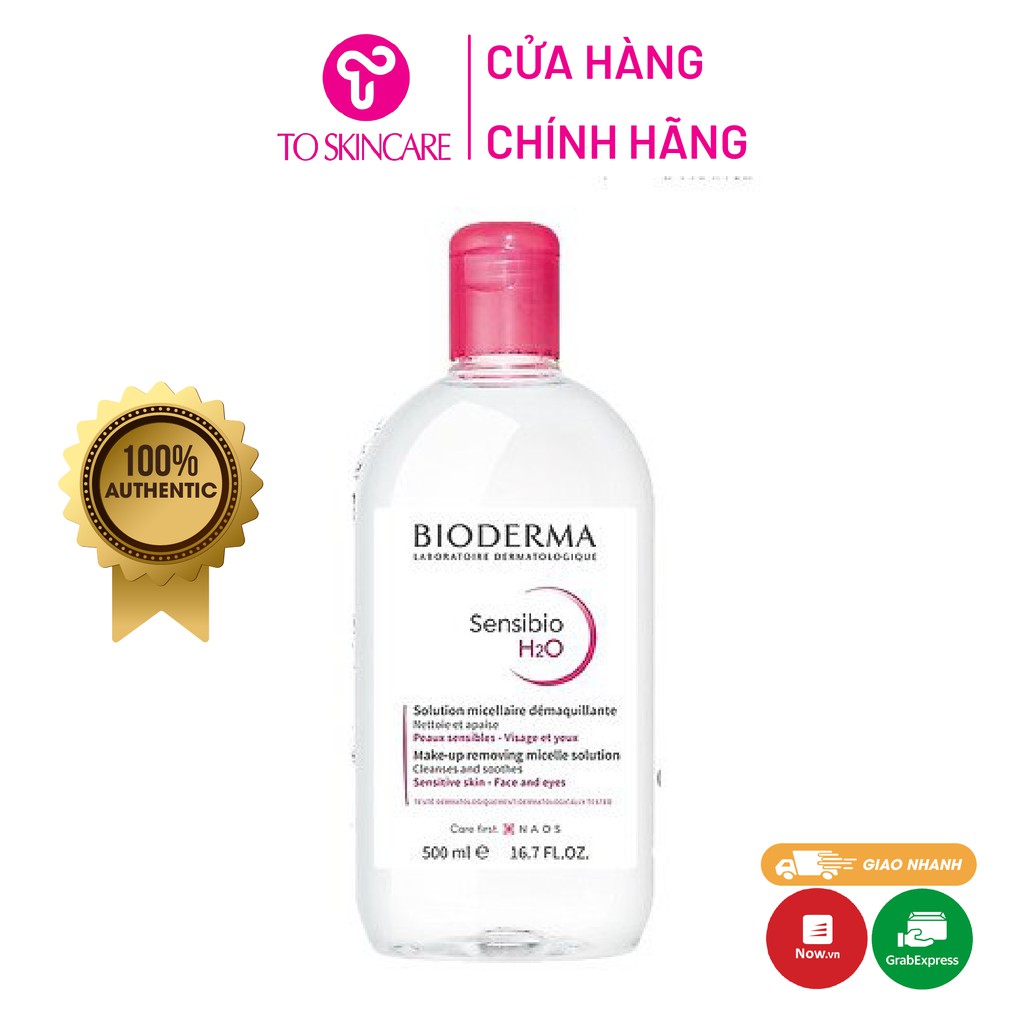Nước tẩy trang Bioderma cho da nhạy cảm - Bioderma Sensibio + Sebium H2O CHÍNH HÃNG