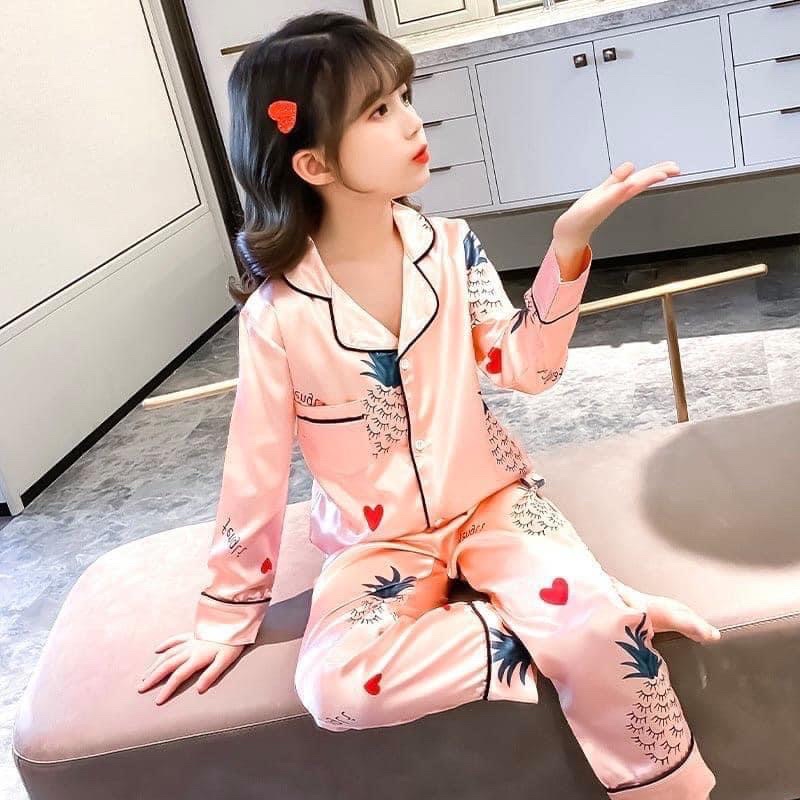 Bộ pijama cho bé gái 🌸NHẬP KHẨU🌸 SHOP cam kết từ họa tiết đến đường may. khách yêu yên tâm kiểm hàng.