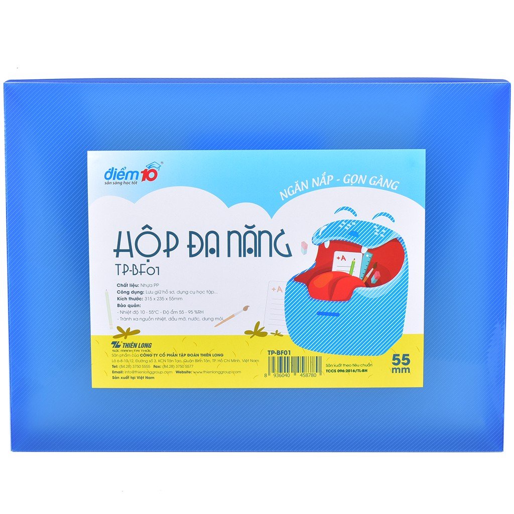 Hộp đa năng Điểm 10 TP-BF01 Xanh dương