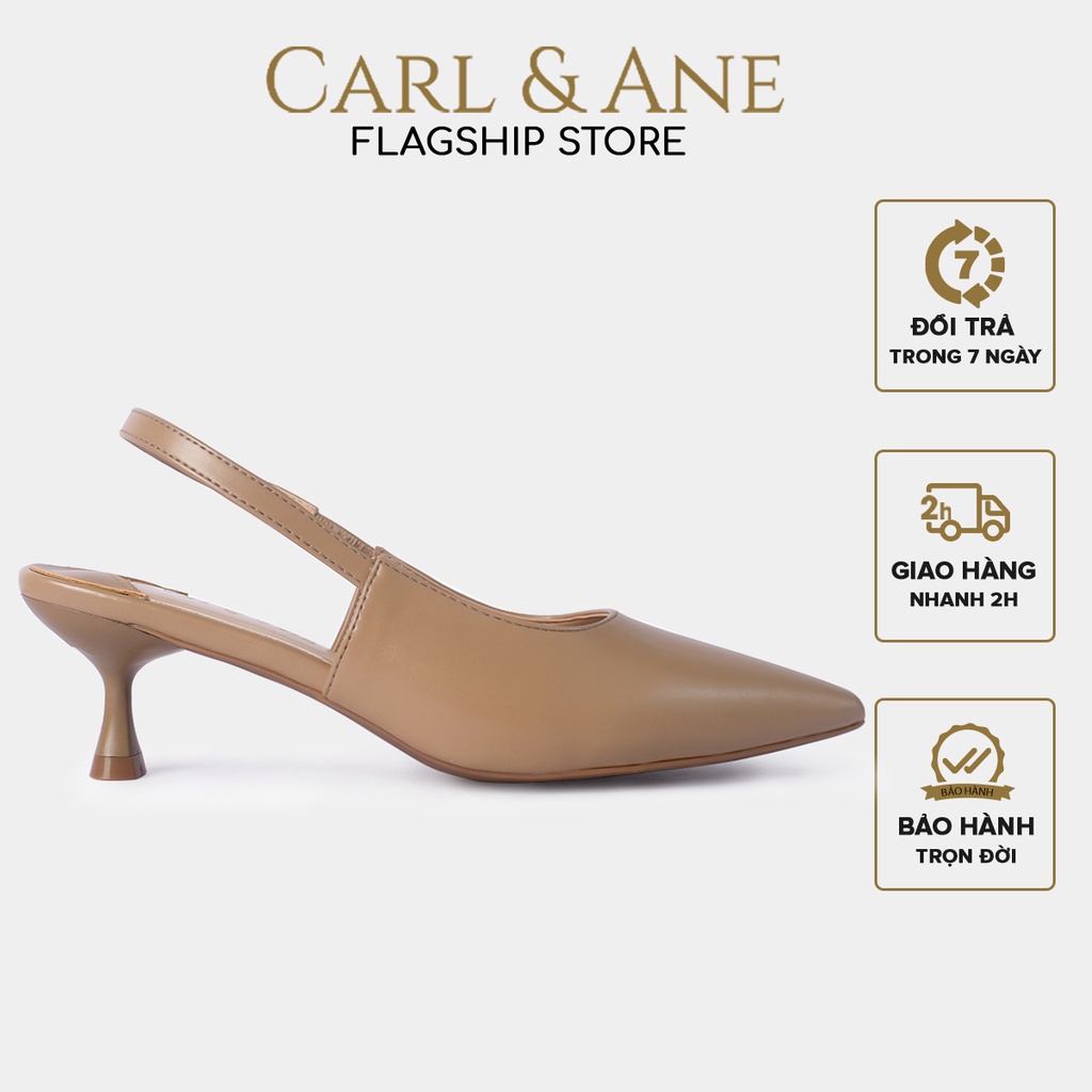 Carl & Ane - Giày cao gót Carl & Ane 2022 mũi nhọn dáng công sở cao 5cm