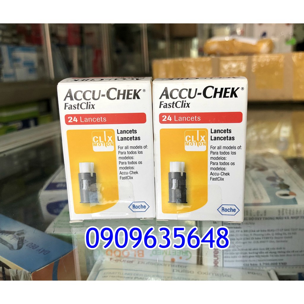 Kim lấy máu Accu-chek Fastclix