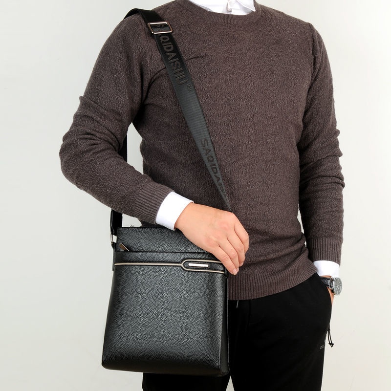 Túi Xách Da Đeo Vai Phong Cách Doanh Nhân Thời Trang Cho Nam