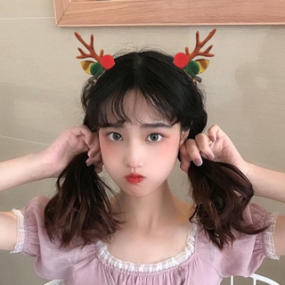 Christmas Antler Hairpin Small Clip Adult Funny Net Red Hair Carson Female Hair Accessories