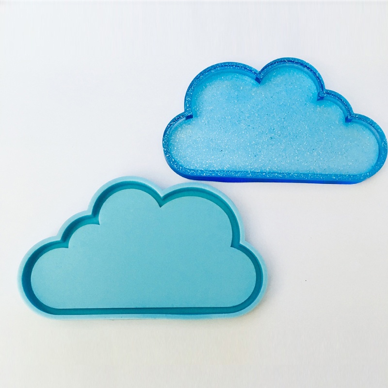 Khuôn Silicon Hình Oval / Tròn / Đá Mã Não Làm Khay Nhựa Resin