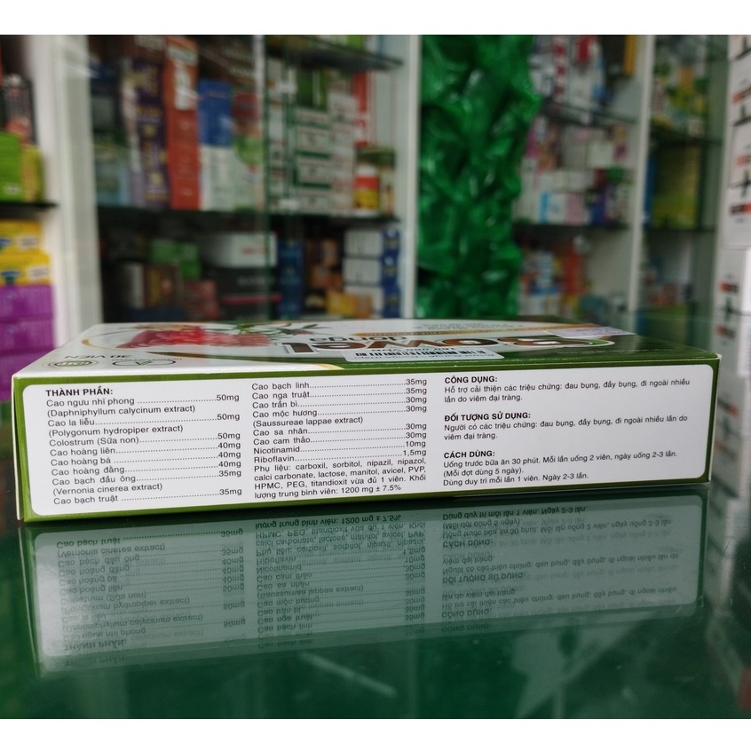 Bowel DongA - Hỗ trợ giảm các triệu chứng viêm đại tràng, tăng cường tiêu hóa (hộp 3 vỉ x 10 viên)