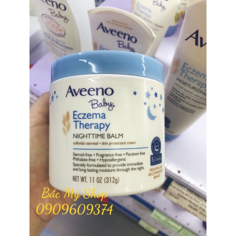 Kem hỗ trợ giảm chàm Aveeno Eczema baby Therapy 312g