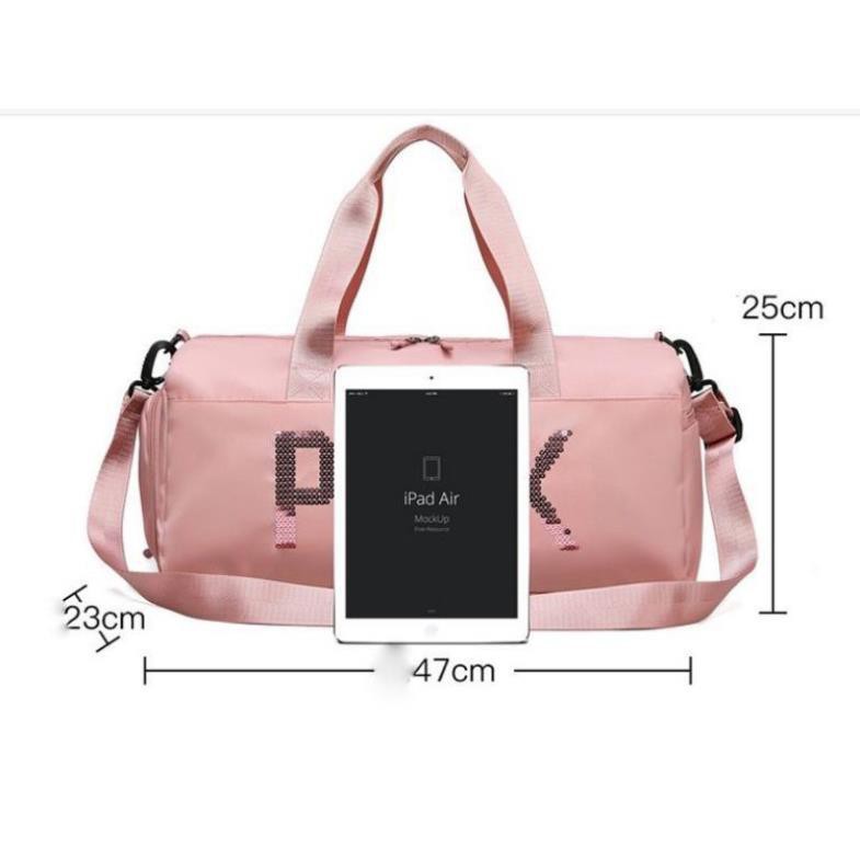 [FREE SHIP] Túi du lịch Pink size to, túi đựng đồ du lịch, tập GYM vừa cá tính vừa thời trang lại gọn nhẹ