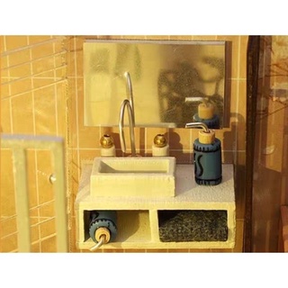 Mô hình DIY Căn phòng cổ điển (Kèm mica, keo, đèn)