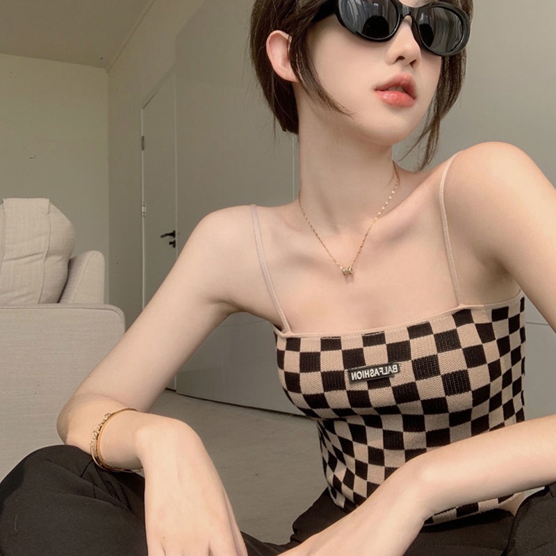 COZOK Áo Tank Top Hai Dây Ôm Dáng Quyến Rũ Cho Nữ