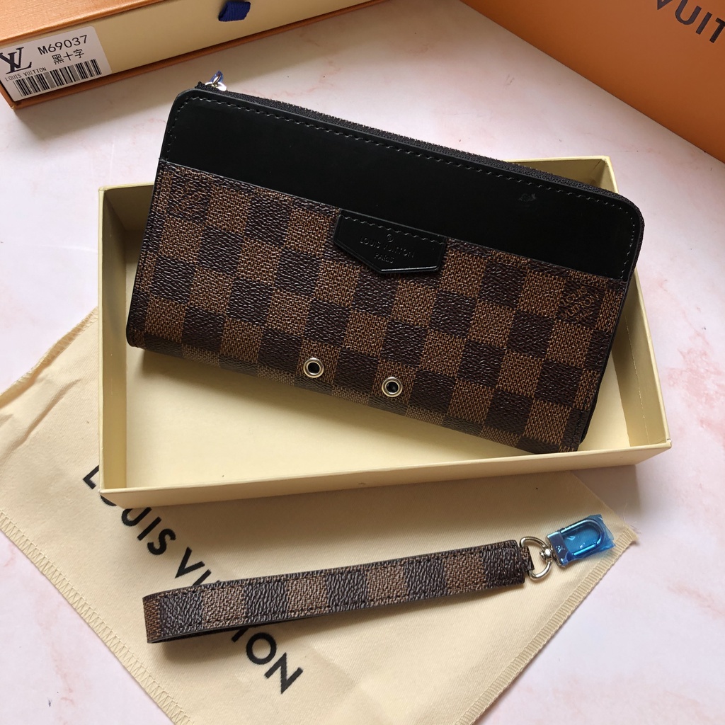 TÚI VÍ CLUTCH CẦM TAY NAM NỮ VINKYSHOPTK LV1599 ZIPPY XL FULLBOX