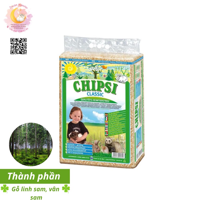 Mùn cưa lót chuồng Chipsi - 3.2kg