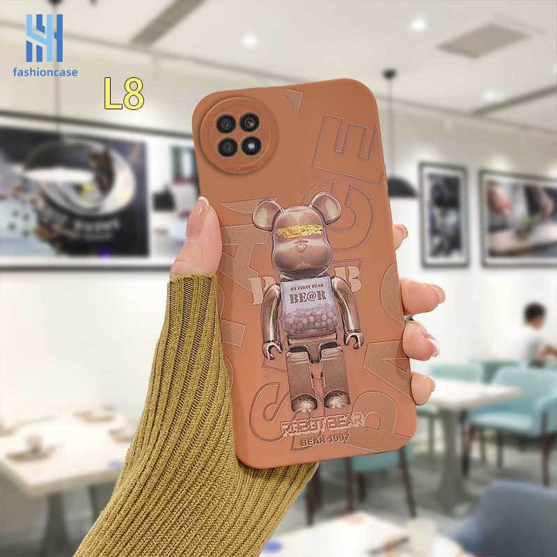 Ốp Điện Thoại Tpu Dẻo In Hình Gấu Socola Mắt Thiên Thần Cho Xiaomi Redmi Note 8 10S 9 10 9 10 PRO MAX 11 9S Xiaomi Redmi POCO C3 C31 X3 NFC X3 PRO Redmi 9 9C NFC 9A 9i 9T 9AT 9 PRO Power 10X POCO M2 PRO 10 Prime